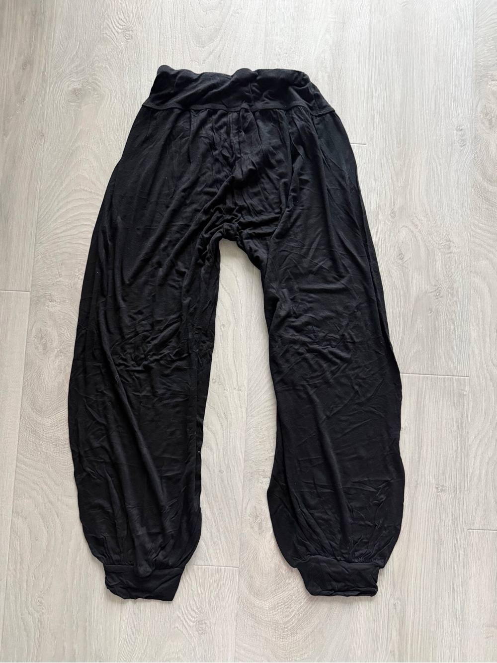 Source Unknown Black Relaxed Harem Joggers